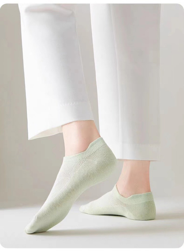袜子地摊一件代发诸暨袜子女夏天薄款网眼短筒袜春夏季女士不掉跟船袜批发一件代发详情13
