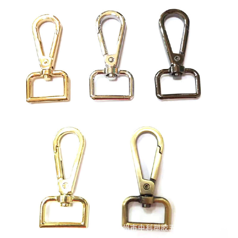 Factory direct sales: 6-point large plate buckle, hook buckle, dog buckle, luggage hardware accessories, bag accessories, shoulder strap buckle pic 4