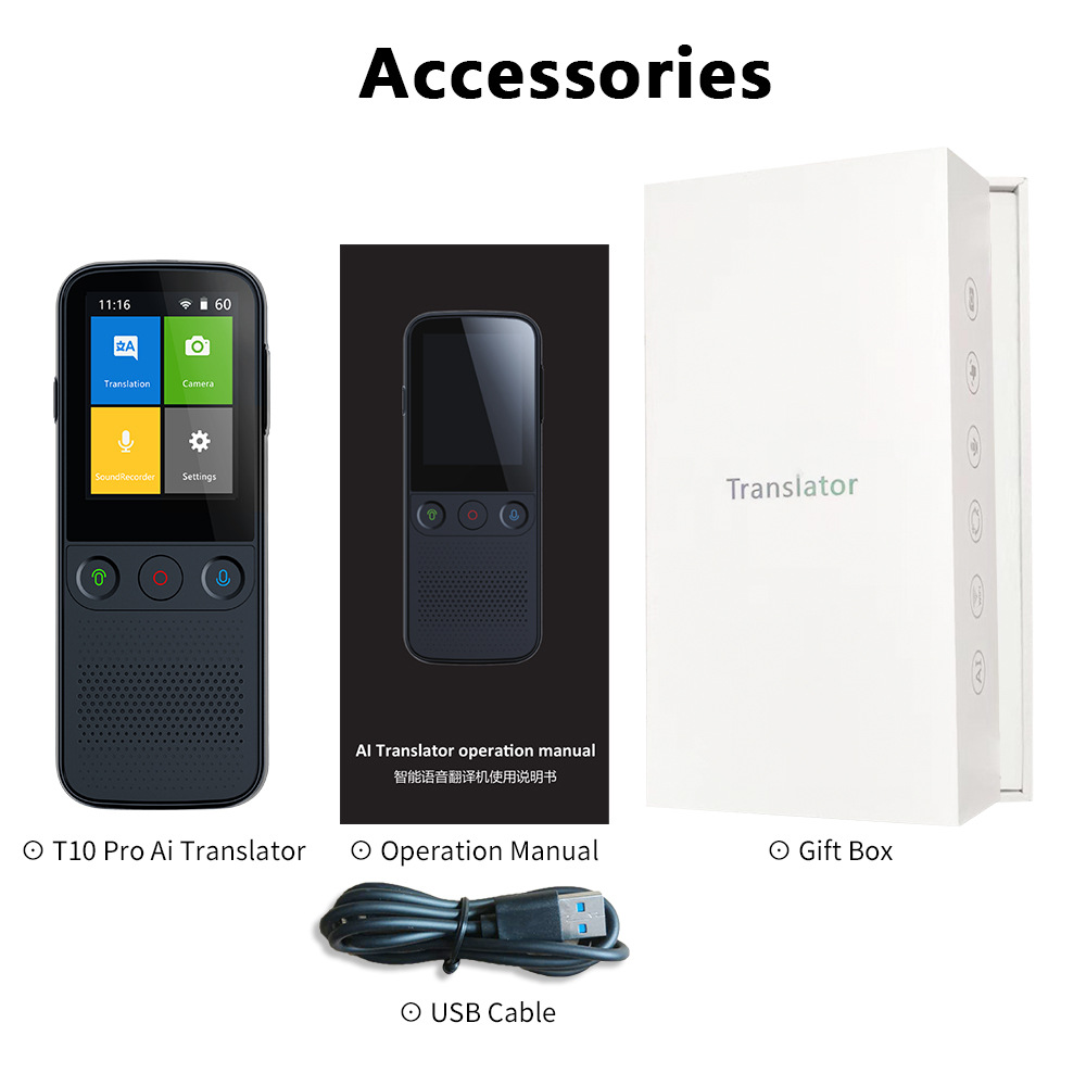 The T10PRO 137-language offline translation machine offers precise offline translation between English, German, French, Thai and Russian pic 7