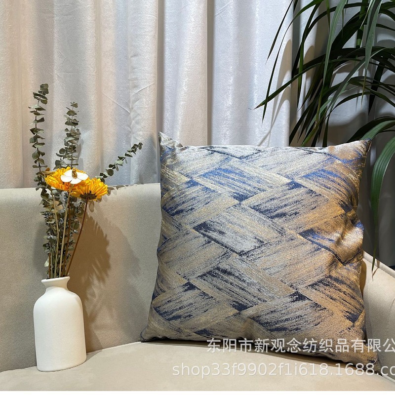 New creative pearlescent geometric abstract pillowcase and modern simple cushion cover factory direct sales cross-border pic 24
