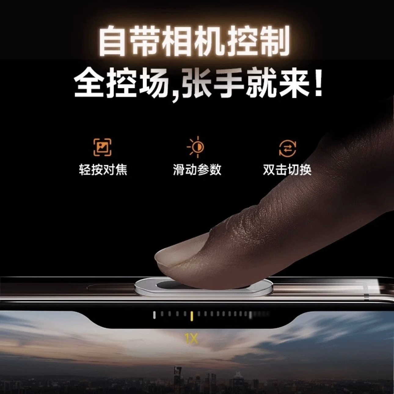 高品质官方灵动按键适用苹果16promax手机壳相机触控防摔16pro/16详情3