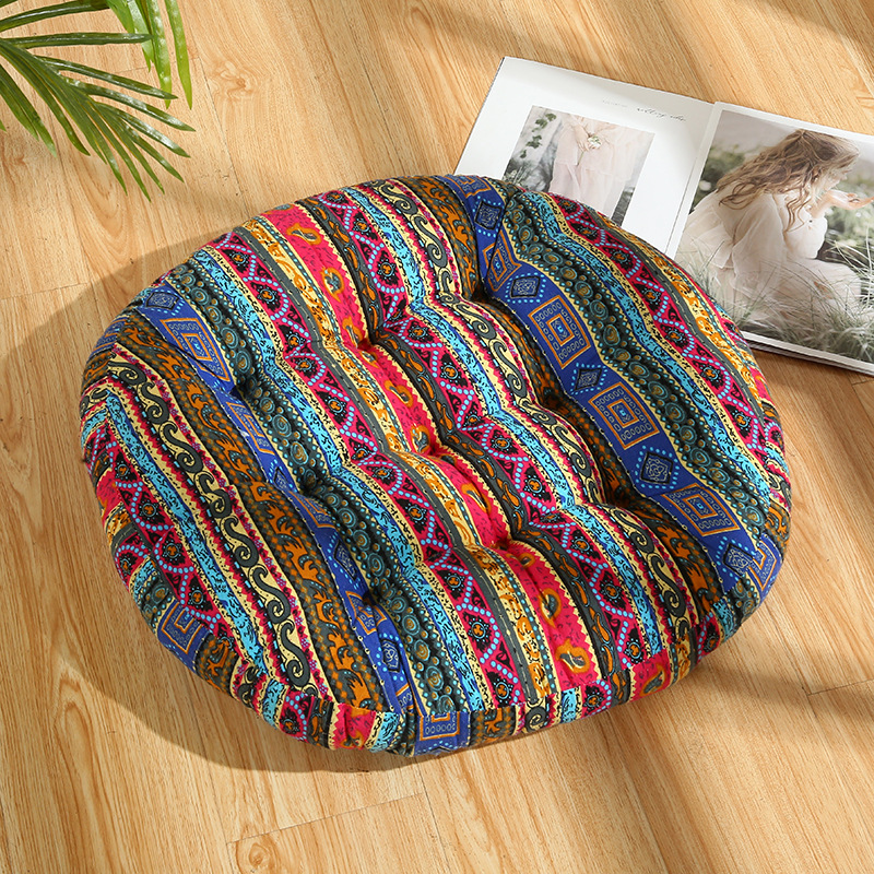 波西米亚民族风圆形大坐垫飘窗榻榻米坐垫客厅沙发地板打坐垫详情17