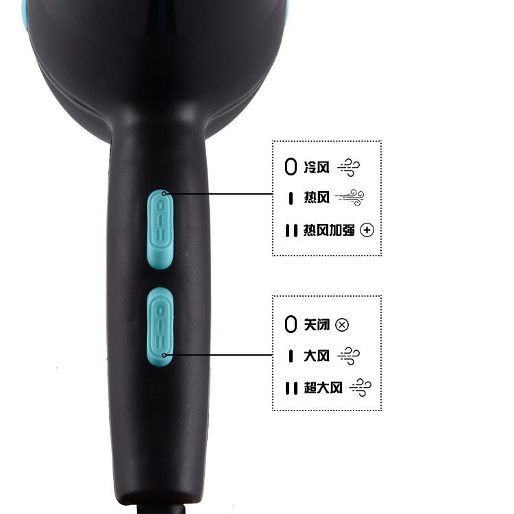 SOKANY3210 hair dryer, high-power household hair dryer for student dormitories, cold and hot air, professional hair dryer for hair salons pic 6