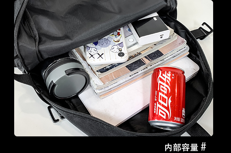 2021 Korean version fashionable couple style cartoon print cool backpack, large-capacity trendy schoolbag for junior and senior high school students pic 65