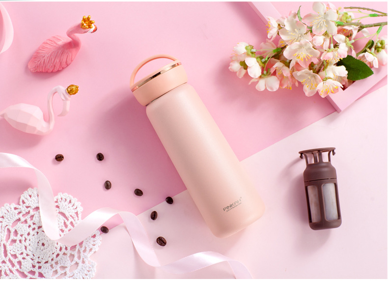 品家316食品级不锈钢保温杯女ins学生随手杯简约可爱带滤网咖啡杯详情18