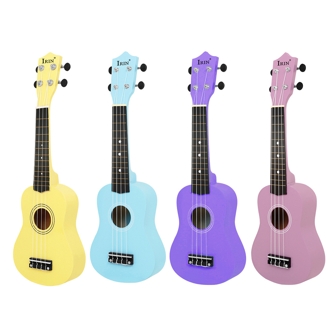 Wholesale 21-inch color ukulele four-string wooden small guitars for children and beginners, Ukulele pic 8