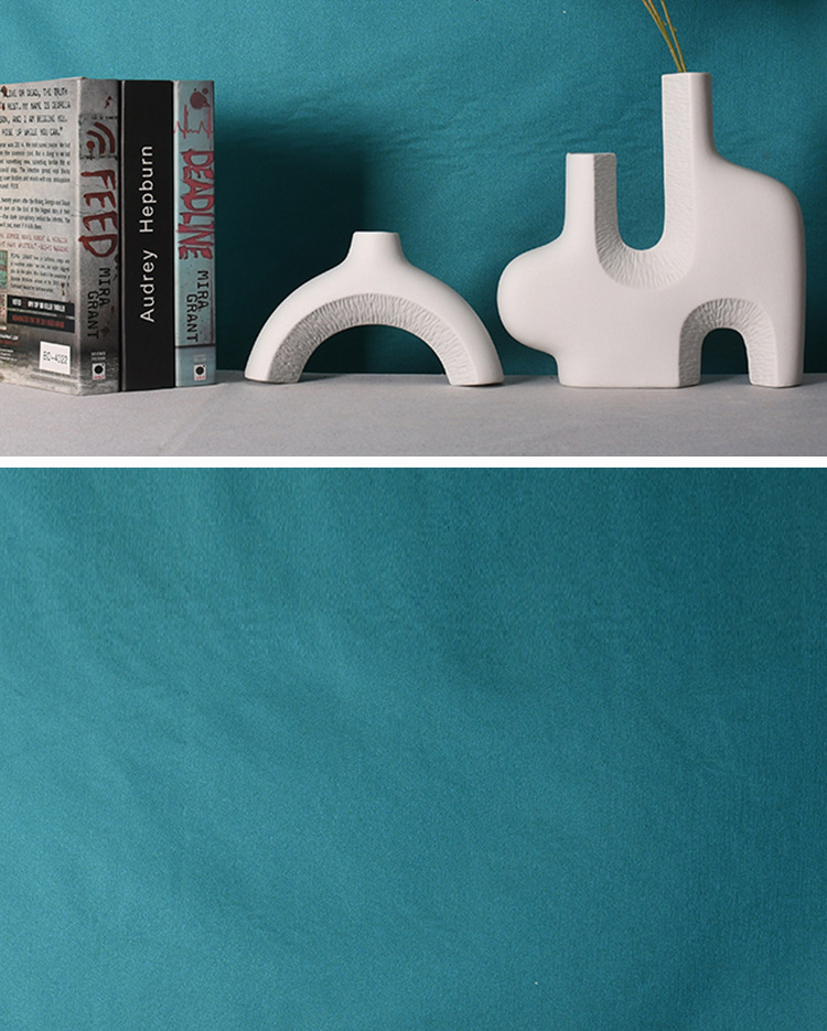 Modern and simple Morandi ceramic flower vases, hotel tea room, office, bookcase, filing cabinet, decorative handicrafts and ornaments pic 7