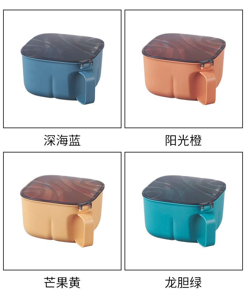 Seasoning jar, multi-compartment with lid, household kitchen seasoning jar, salt jar, seasoning box, seasoning box combination set pic 8