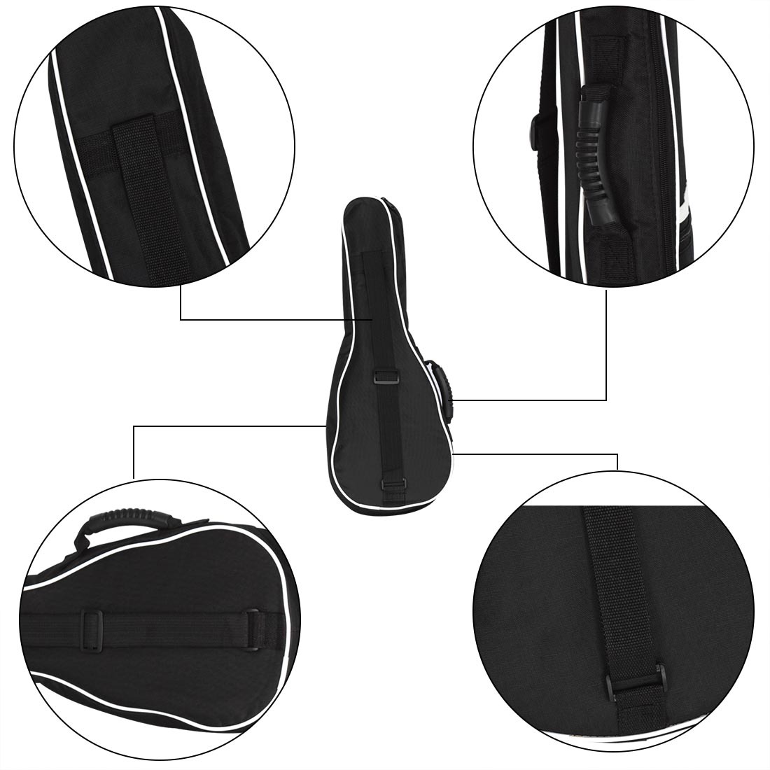 IIRN ukulele bag 21/23/26 inch cotton ukulele bag pic 10