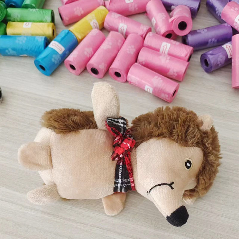 工厂跨境货宠物磨牙洁齿发声耐咬吱吱叫毛绒玩具狗狗解闷卡通玩具详情3