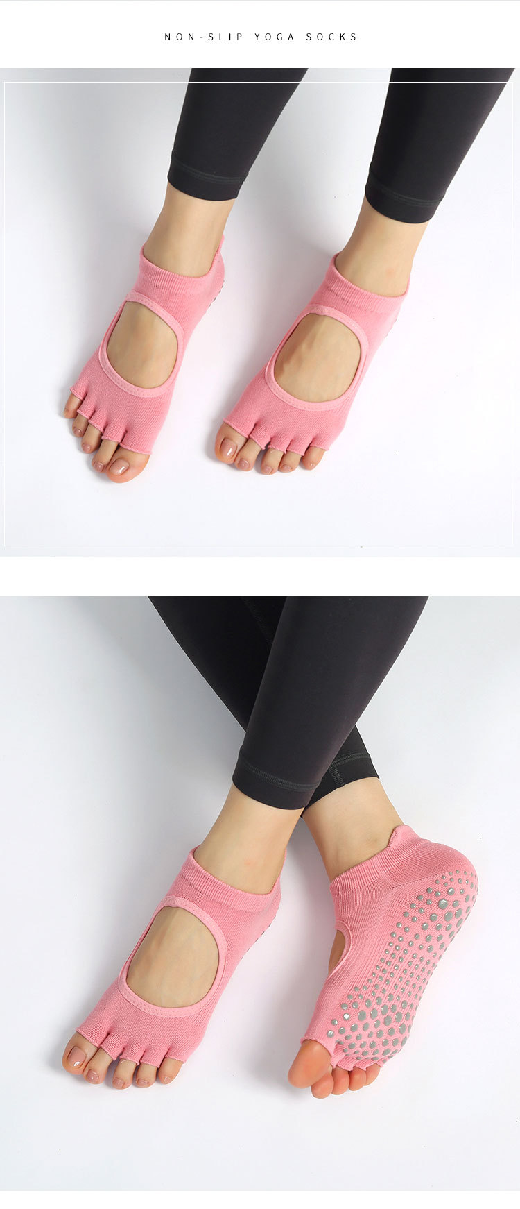 瑜伽袜子夏季防滑袜女夏天普拉提袜五指袜分指运动室内运动袜详情24