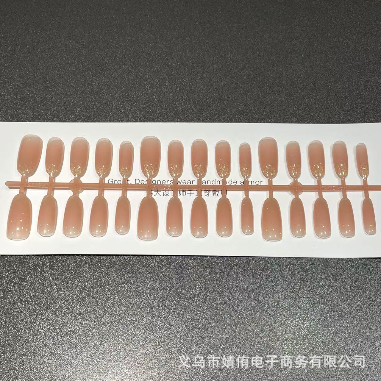 30-piece nail art pieces, wearable nails, finished nail patches, versatile, elegant, high-end, mid-length prefabricated nail pieces, cross-border export pic 3