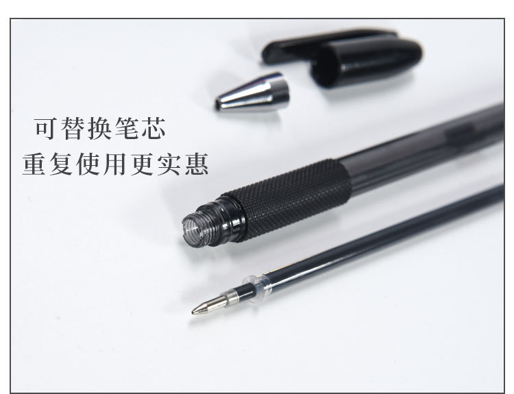 Factory direct supply of Black Pearl M21 business gel pen, signature pen, 0.5 bullet point water-based pen, black office supplies pic 11