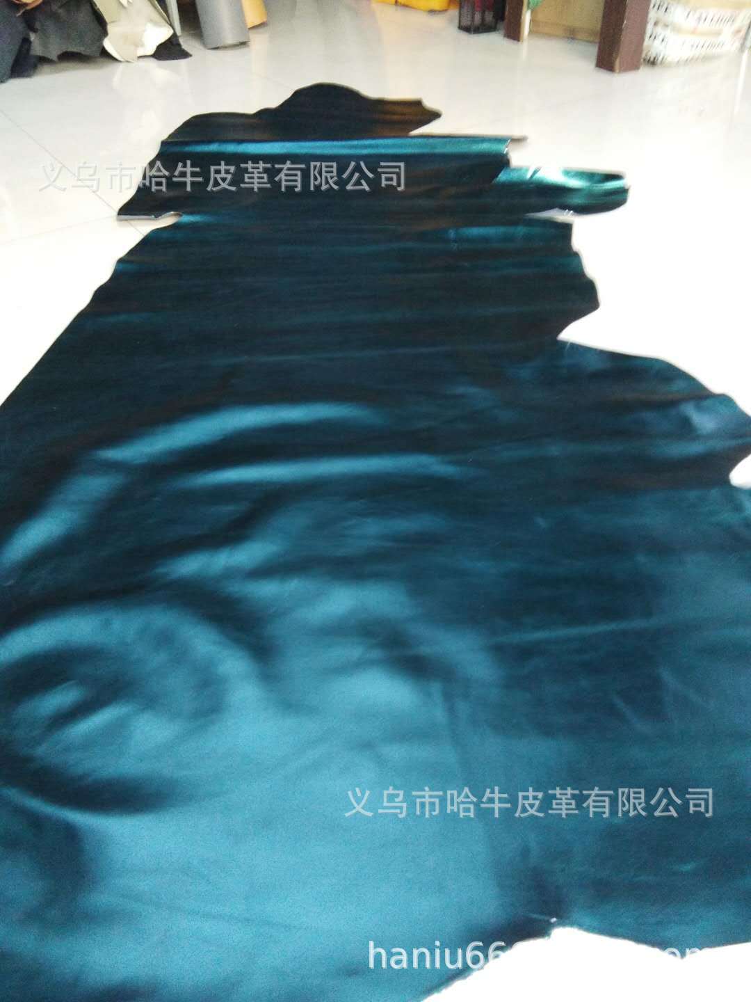 Hainiu genuine leather top layer dark green custom-made model, thickness 1.0-1.2, color thickness can all be customized pic 6