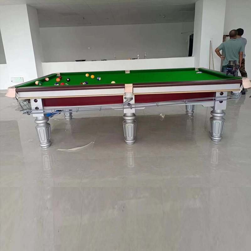 台球桌中式黑八成人标准型大理石台球桌房美式桌球台室内家用台球详情3