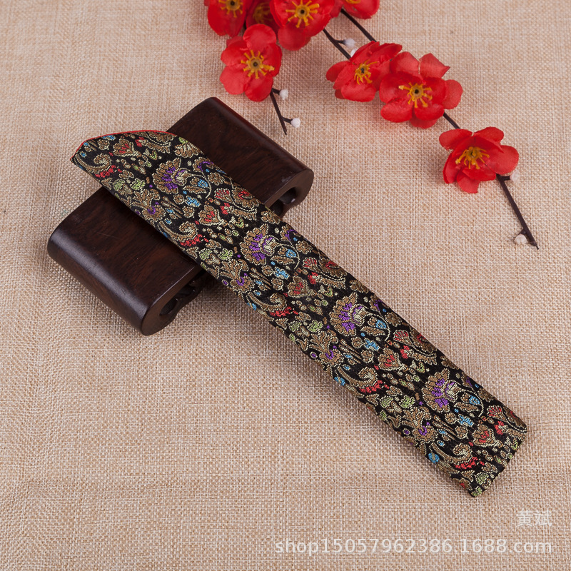 精品女扇扇套精美图腾扇袋古典扇子配饰厂家直销 礼品扇袋批发详情8