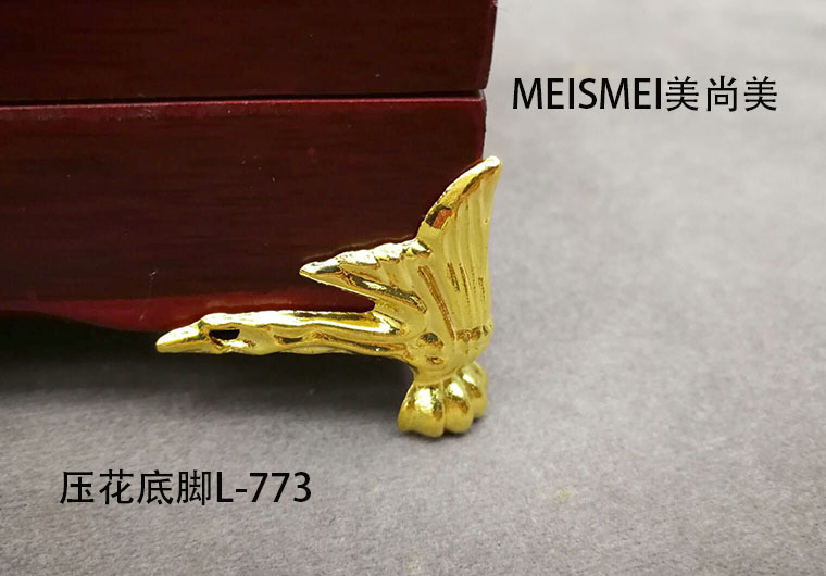Antique base furniture, hardware base, wooden box, gift box, corner guard, alloy base, bronze color base, 1.2cm-3cm pic 26