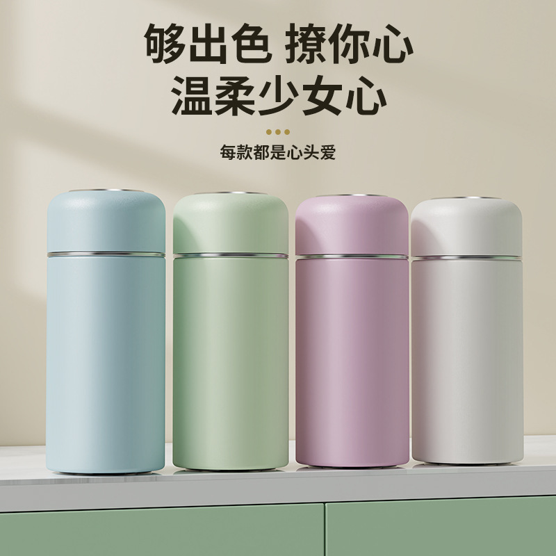 潮牌316不锈钢咖啡杯高颜值陶瓷保温杯便携随行杯子网红水杯定制详情4