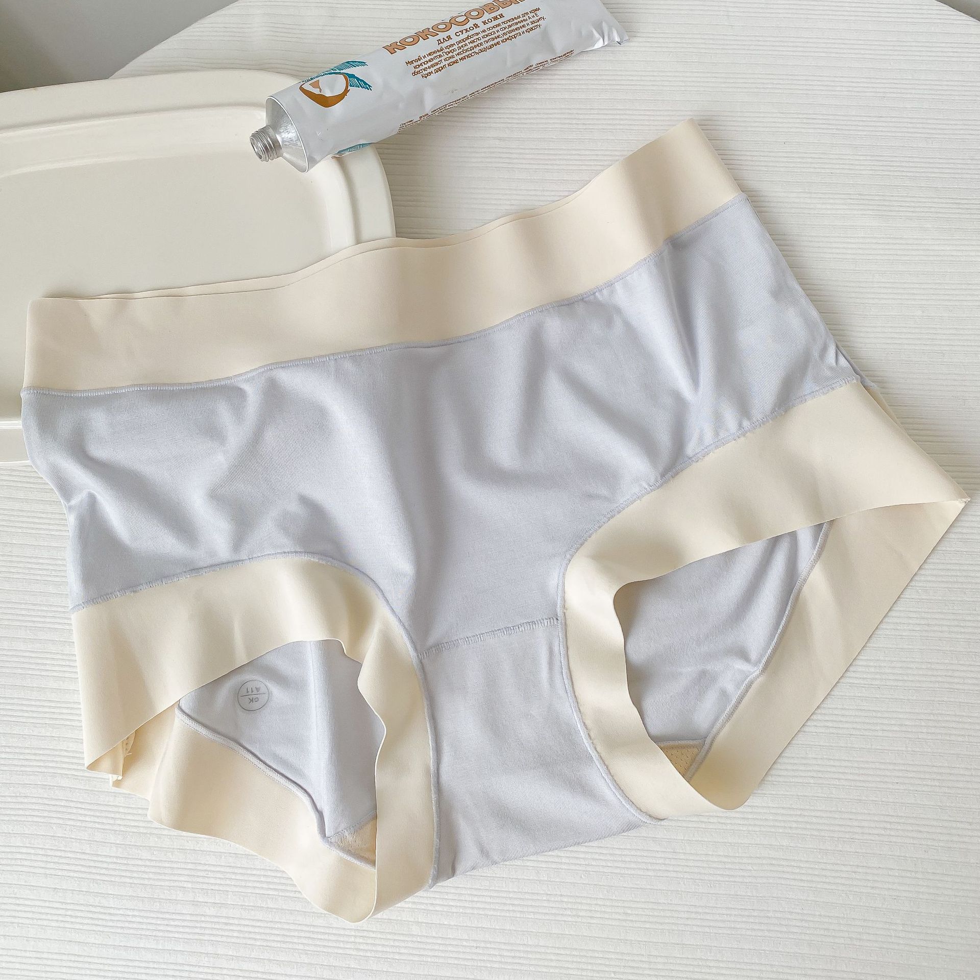 0 sensación no sensible no traza cintura media alta bragas simples 60pcs calzoncillos para mujeres suaves color de choque pic 5