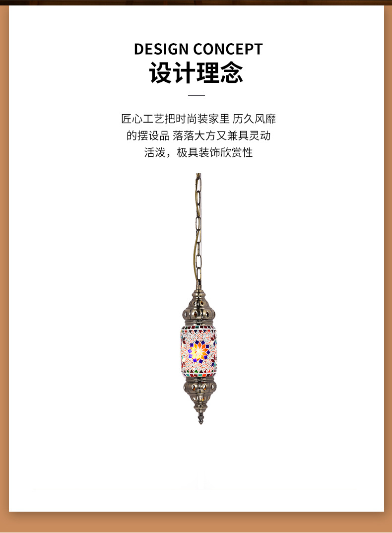 Wholesale of Qianlian Decorative chandeliers, European and American personalized and creative glass chandeliers for restaurants, bars, coffee shops, corridors and passageways pic 3