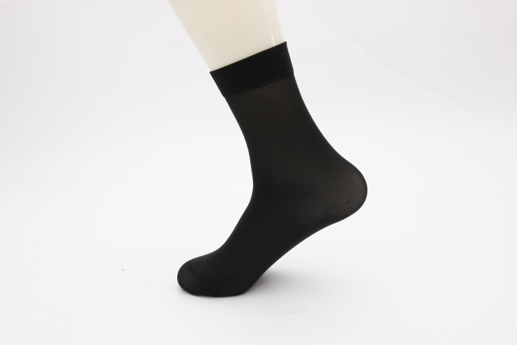 Hombres de verano medias de tubo medio calcetines de baño de pies calcetines de piso mercerizado algodón color sólido estilo fino negocios hombres calcetines al por mayor pic 20