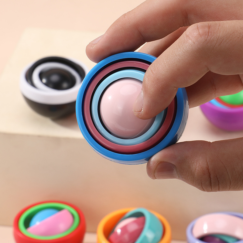 亚马逊热卖3D指尖万向数字陀螺益智陀螺fidget Gyroscope厂家直销详情5