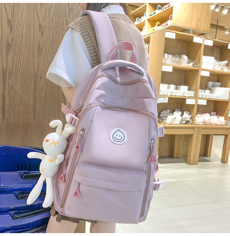 书包女新款可爱少女原宿大容量双肩包时尚初中高中小学生背包批发详情15