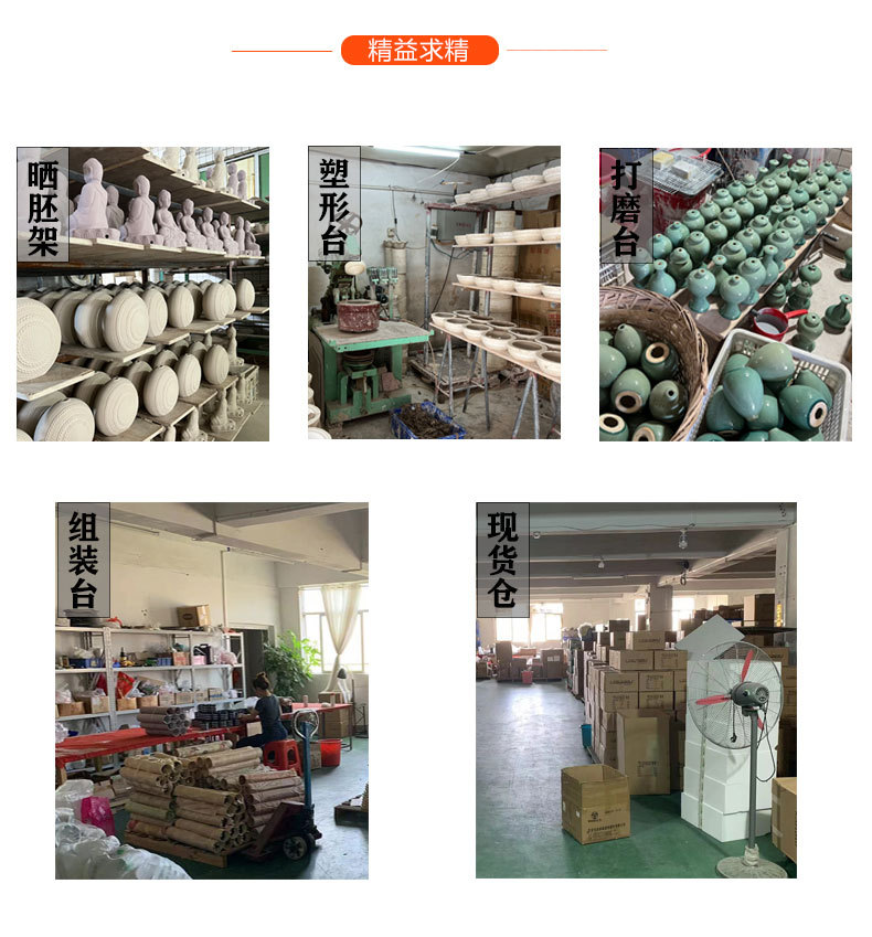 Cross-border exclusive ceramic table lamps, American Nordic style living room side table decoration, new Chinese style imperial LED energy-saving lamps pic 16