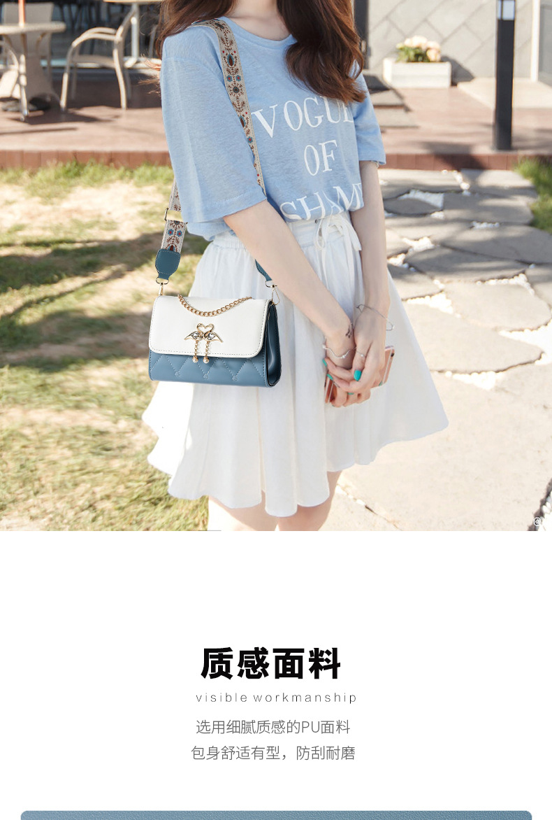 工厂直销包包女2024春夏新款单肩斜挎小方包清新甜美百搭爆款批发详情3
