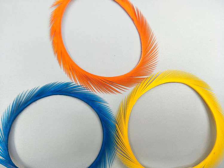 A large quantity of goose single-sided torn feathers, colorful feathers, hair flowers, corsages, decorative accessories, earrings and other accessories are available in stock pic 25