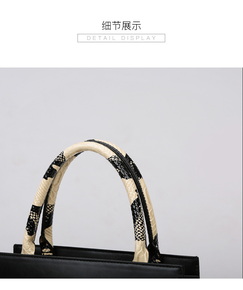 handbags女包2023新款石头纹多件套女包单肩斜跨手提子母包跨境包详情45