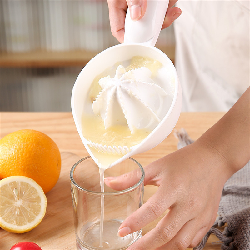Cross-border in-stock household manual lemon juicer, kitchen juicer, fruit tools, juicer cup, portable juicer pic 3