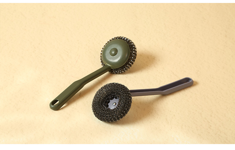 G136塑料家用锅刷清洁球刷头短手柄可悬挂洗碗刷子厂家批发碗筷刷批发详情8