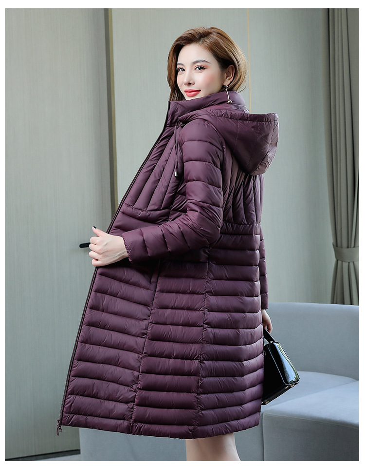 A mid-length cotton-padded jacket for women, 2020 winter new style Korean large-sized slim-fit down cotton-padded jacket, one piece consignment pic 12