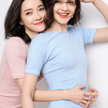 2023春秋季新款女装韩版上衣女式纯色时尚v领高端针织衫开衫短款详情29