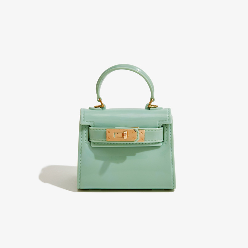 糖果小包小方块PVC芭比果冻包时尚百搭晚宴包耐脏易洗女手提包链条斜挎包详情10