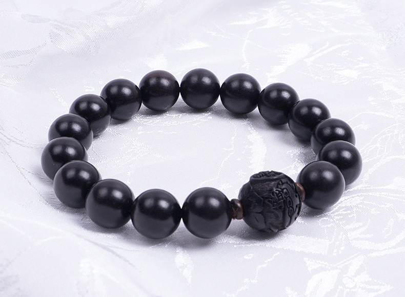 Wealth-attracting PI Xiu bracelet, purple sandalwood bracelet, PI Xiu Bringing Treasures, wooden cultural play, black sandalwood prayer beads manufacturer wholesale bracelet beads, cultural play bracelets pic 10