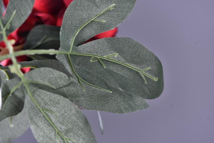 Factory direct sales of 2 simulated peonies, retro charred edge simulated peonies, soft decoration floral art for living rooms, lobbies and homestays pic 63