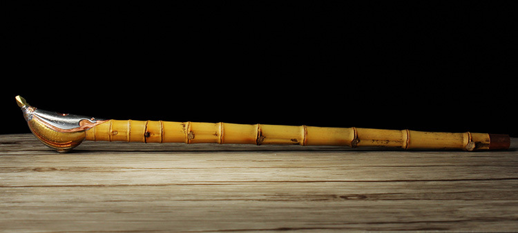 木香竹节朝烟斗竹节长烟杆烟袋锅厂家批发传统工艺旱烟斗竹子烟枪详情16