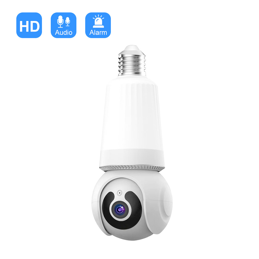 Cross-border wifi bulb remote monitoring camera 360-degree intelligent high-definition bulb head monitoring camera pic 1