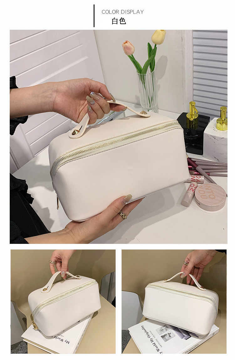 化妆包女大容量高级感新款便携旅行洗漱包学生化妆品收纳袋超火详情12