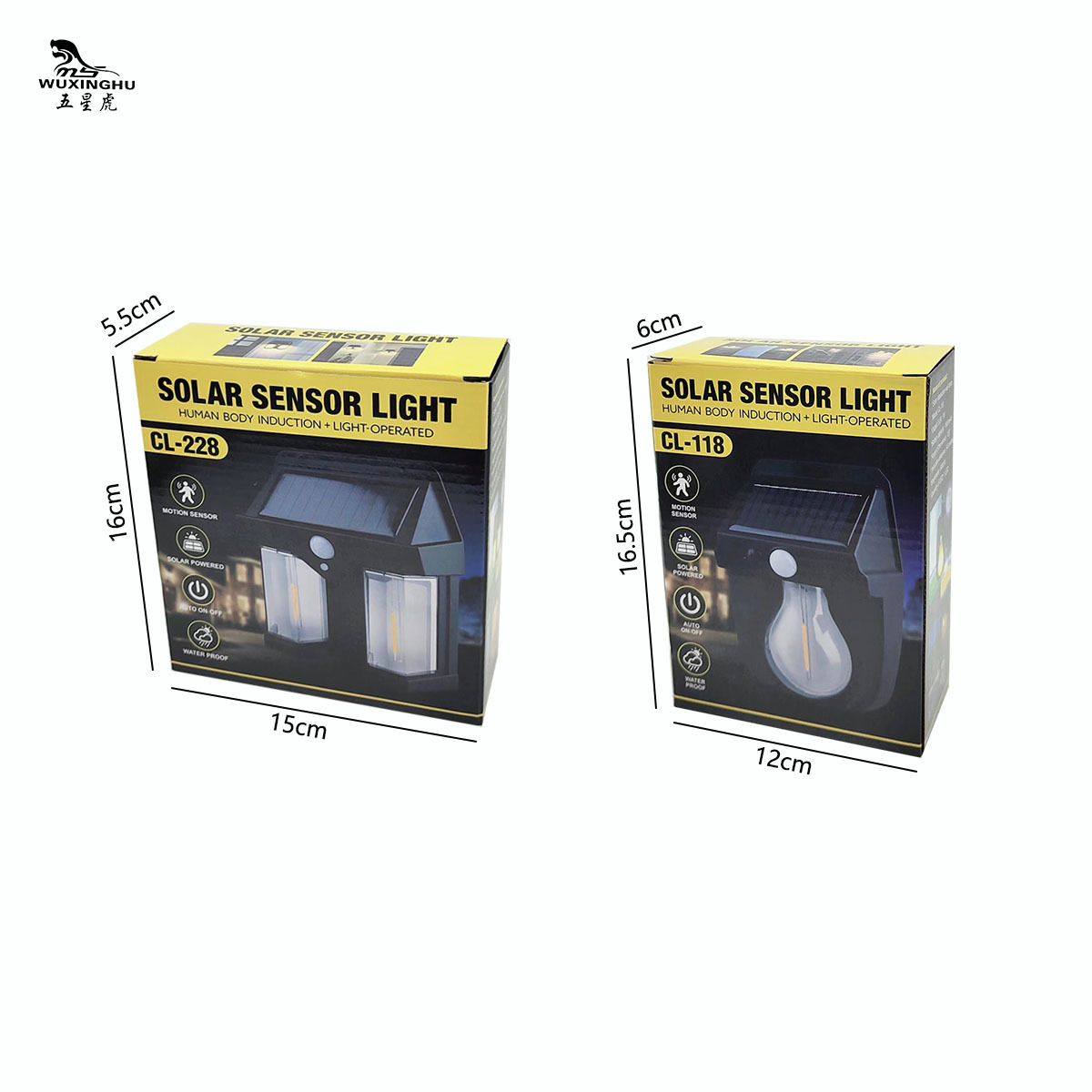Wholesale outdoor solar lamps, induction tungsten filament wall lamps, lights on when people come and off when they leave, waterproof wall lamps for villas and gardens pic 14