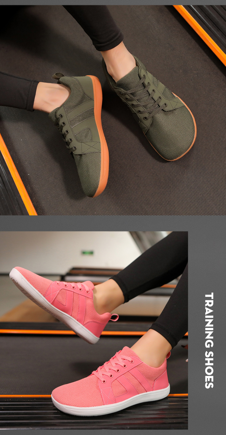 2024爆款平底休闲鞋男女宽楦飞织运动鞋情侣健身宽掌鞋详情46