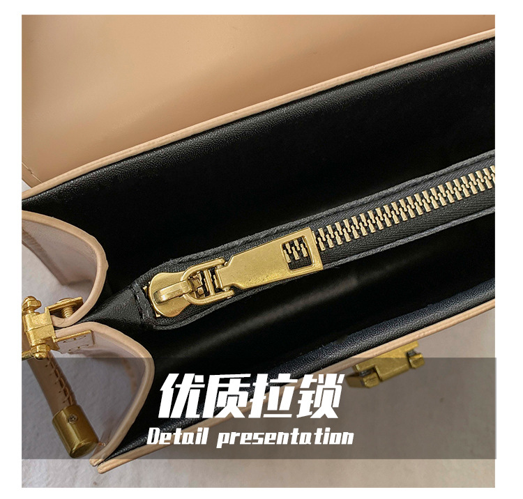 Spring and Summer new trendy and elegant bag for women, 2021 Instagram fashion single-shoulder crossbody bag, fresh solid color small square bag pic 3