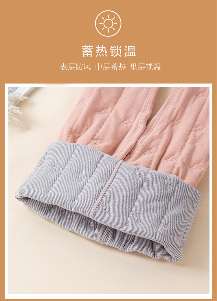 儿童保暖裤冬季加绒加厚内穿女童男童棉裤羊毛秋裤中大童详情8