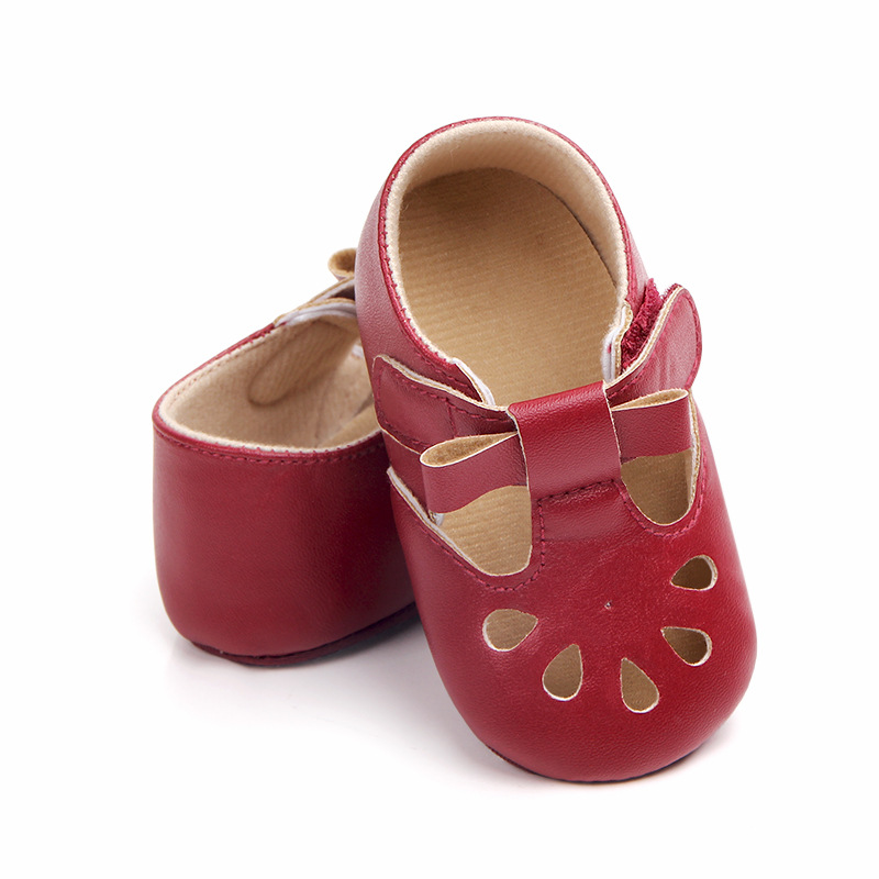 Wholesale of best-selling multi-color perforated baby shoes, anti-slip walking shoes, semi-rubber soles and soft-soled baby shoes 0921 pic 19