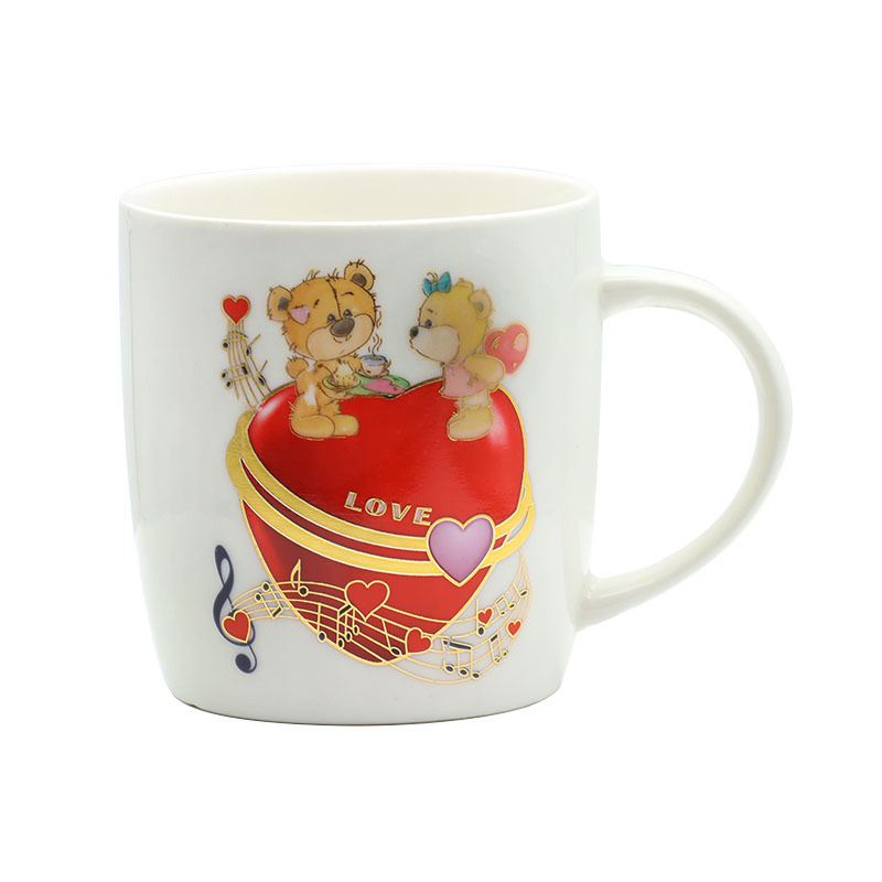 厂家直销热款卡通陶瓷咖啡杯带小熊套装可爱少女马克杯情人节礼品情侣小礼物370ML大容量家用通用牛奶杯支持做客logo详情3