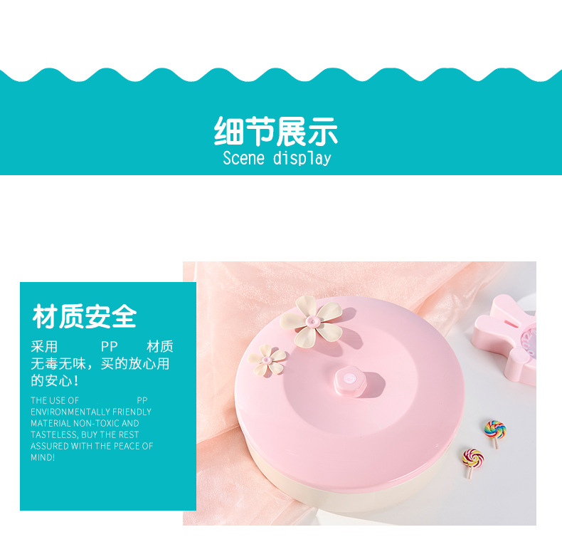 G468-5666/7 Plastic dried fruit plate, melon seed box, candy box, creative fruit plate, home living room snack storage box pic 12