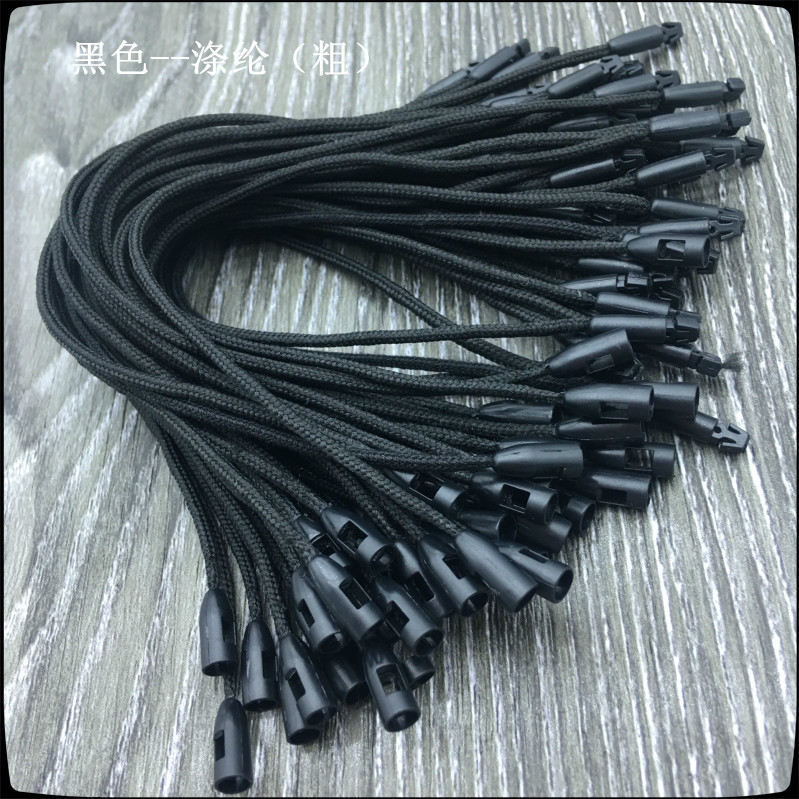 吊牌挂绳吊牌线绳子吊粒米色蜡绳棉绳女装服装标签绳衣服绳子弹头详情20