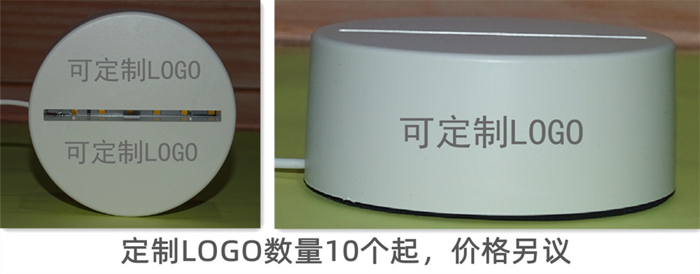 跨境爆品 3d小夜灯儿童卧室插电led灯亚克力氛围礼物月球外贸台灯详情5